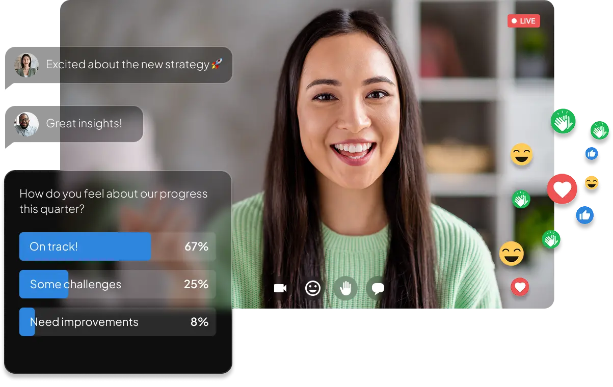 Interactivité en temps réel