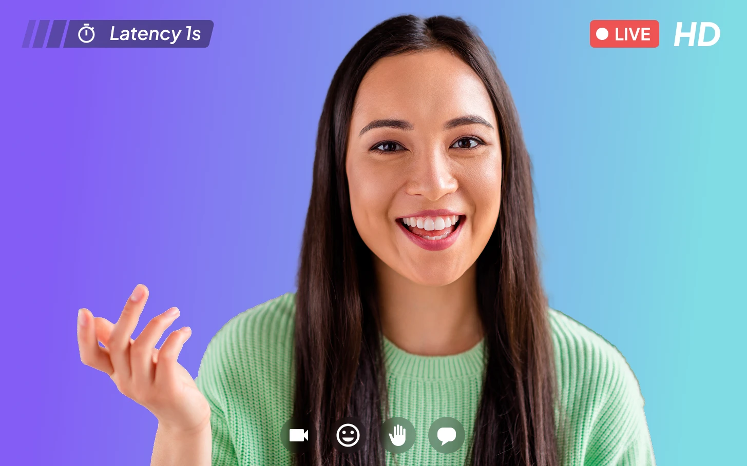 Sparkup ultra-low latency and HD video for webinars and virtual events