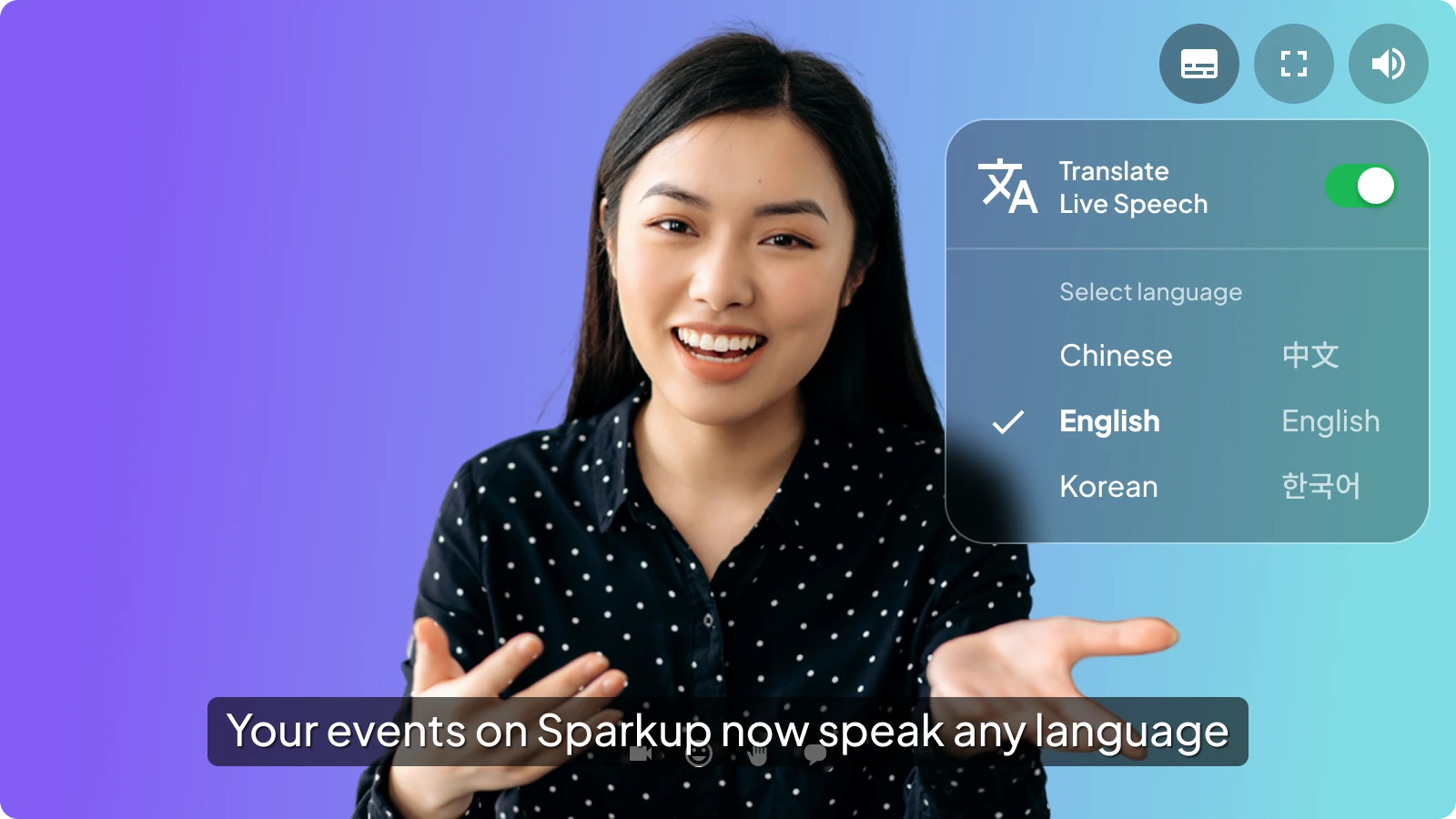 Sparkup Real-time Translation