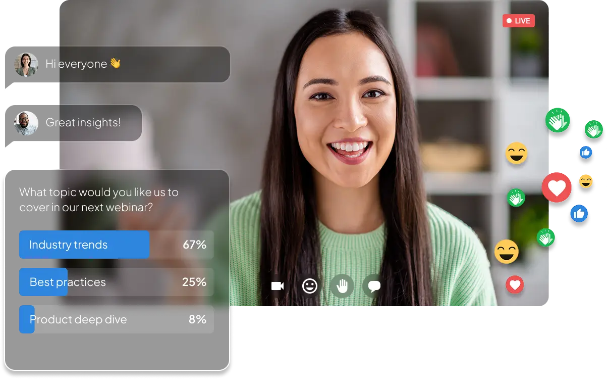 Interactivité en temps réel